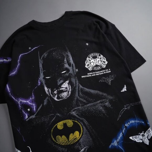Darc Sport Batman "Side By Side" Oversized Tee In Black - Picture 3 of 6